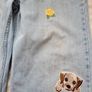 levis 550 relaxed fit Size 40/34 zip fly professional embroidery added in excellent condition Image 9