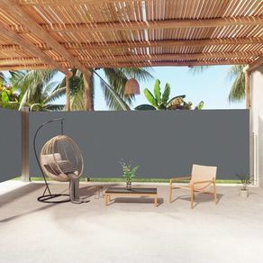 Retractable Side Awning Anthracite 200x1000 privacy screen cm PRICE 170 euro