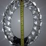 SALE!  Large Oval CRYSTAL Picture / Photo Frame Image 8