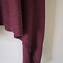 Wine Cashmere Shawl /one Size J1 Image 3