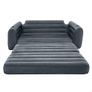 King Size Pull-Out Inflatable Camping Sofa Bed Sleep Away Futon Couch with 3 quick inflation and Deflation Valves, 203 x 231 x 66 cm, Charcoal Grey Image 2