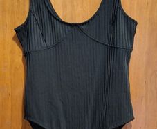 black tank top