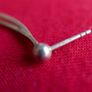 Vintage Sterling Silver 925 -  2 Strand Balls Drop Earrings 2,63g Image 9