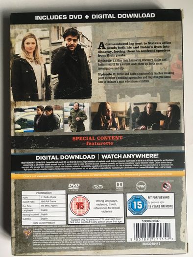 Strike - Series 3 [2018] Career Of Evil - Slipcover