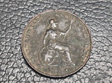 One Farthing 1850 UK Great Britain Victoria