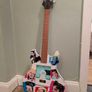 Guitar Shaped CD Player Elvis & Marilyn Design Working Image 7
