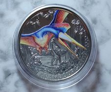 Austria 3 Euro Base Metals Uncirculated Coin 2020 - Arambourgiania Philadelphiae - Super Saurs