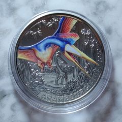 Austria 3 Euro Base Metals Uncirculated Coin 2020 - Arambourgiania Philadelphiae - Super Saurs
