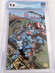Punisher / Captain America: Blood & Glory Issue 1 CBCS / CGC 9.6 Certified Graded Comic Framed  DC Marvel