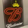 Budweiser Neon style Tin Metal Sign Image 2