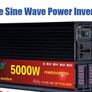 New inverter  Pure Sine Wave Inverter 24V  220V 5000w  Power Solar Inverter 24V DC to AC 220V Converter Image 2