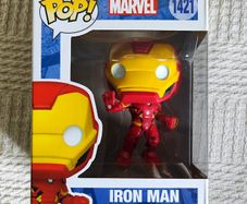 Funko Pop 1421 Iron Man Marvel Comics Figure Avengers Captain America