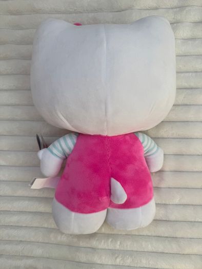 Hello Kitty Plush Pink Dress approx. 35 cm. a bit dirty Please see pictures