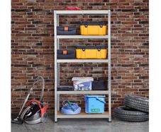 5 Tier Boltless Shelving Shelf Rack Racking 875kg 150 x 70 x 30cm
