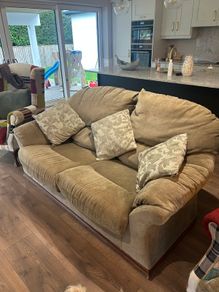 Green 2 seater couch