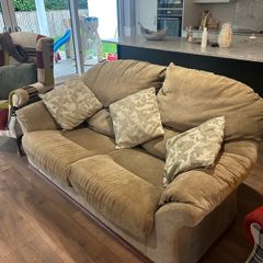 Green 2 seater couch