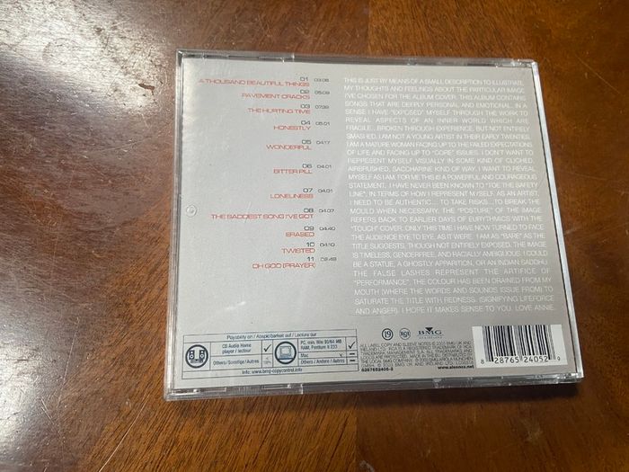 Annie Lennox Bare CD
