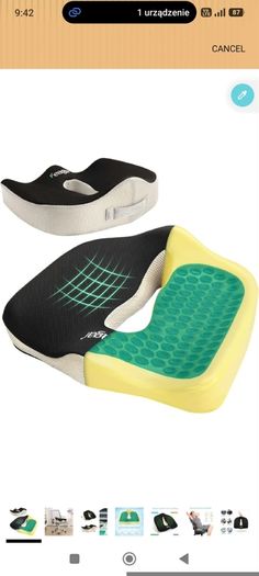 Feagar Ergonomic Seat Cushion Memory Foam