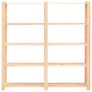 5-Tier Storage Rack 170x38x170 cm Solid Pinewood 500 kg Image 3