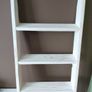 Rustic White Bedroom Shelf - Wooden Bathroom Shelves Image 2