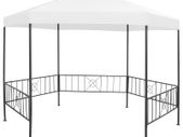 Garden Gazebo 323x275x265 cm White 180 g/m2