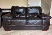 Leather 2 Seater Sofa