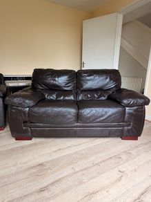 Leather 2 Seater Sofa