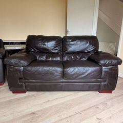 Leather 2 Seater Sofa