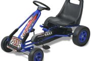 Pedal Go Kart with Adjustable Seat Blue