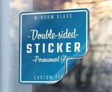 double sided window stickers Double sided window stickers