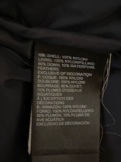 north face nuptse jacket 700 uk10