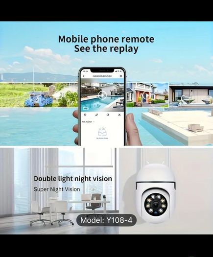 1080P WIFI IP Security Camera Wireless Outdoor  CCTV HD Home