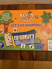 Kevin the Carrot Let's Go Shopping game