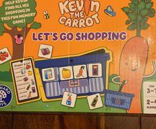Kevin the Carrot Let's Go Shopping game