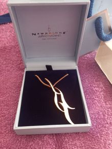Brand New Newbridge Silver Necklace in Rose Gold