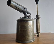 Antique Max Sievert brass blow lamp