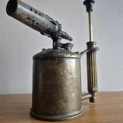Antique Max Sievert brass blow lamp