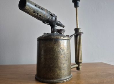 Antique Max Sievert brass blow lamp