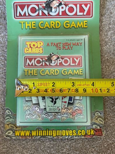 Vintage 2000 Monopoly Card Game