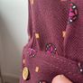 dress Tommy Hilfiger v neck long sleeve tunic size dress burgundy medium Image 3