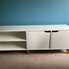 tv cabinet - white
