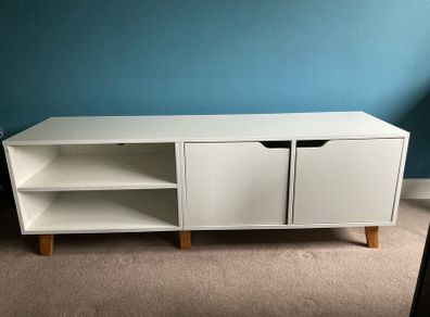 tv cabinet - white