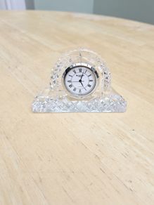 Vintage Waterford Crystal Small Clock