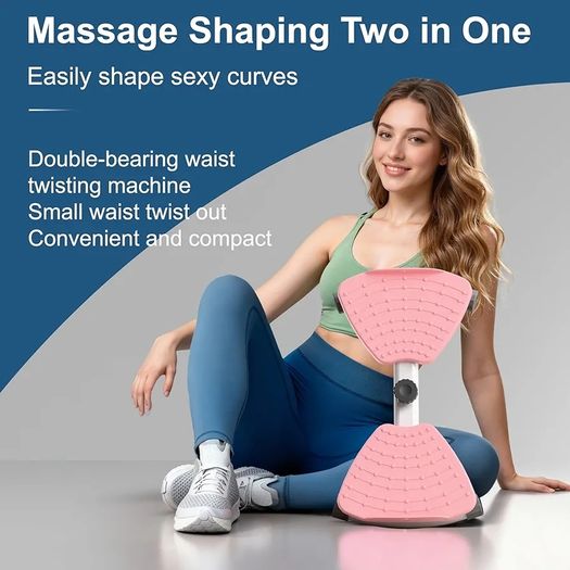 Ab Machine, Waist Twister Exercise Machine & Abdominal Twister Board  380LBS Capacity, 20dB Ultra-Quiet, Non-Slip Home Gym Equipment for Core & Stomach Workout