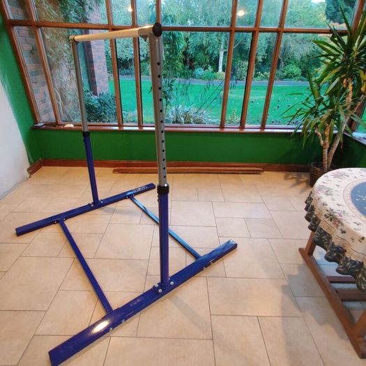 I Love Gymnastics Adjustable Kids Training High Bar (Excellent Condition)