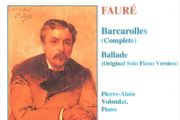 Faure. Barcarolles. Ballade. CD. Free Postage!