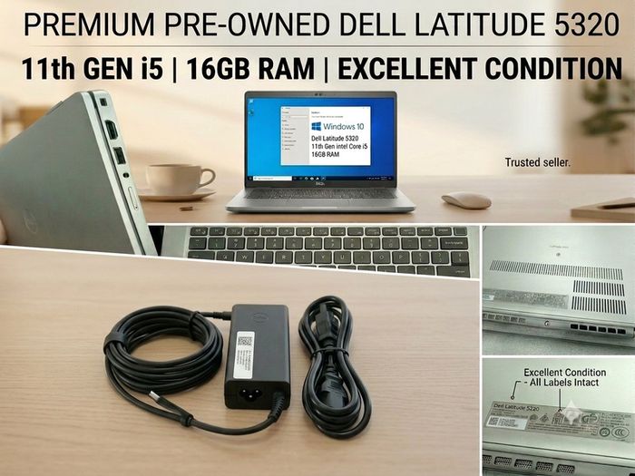 Dell Latitude 5320 | Intel Core i5-1145G7 | 16GB RAM | 256GB SSD Laptop