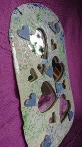 Ceramic Deco Mirror by Sara Roberts