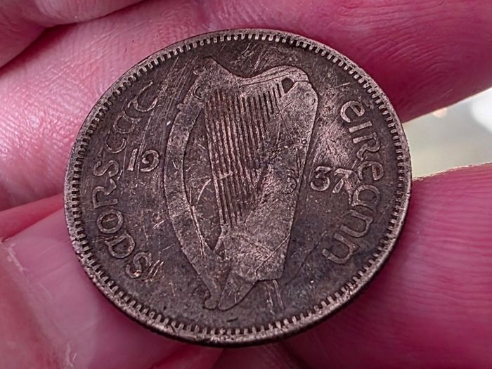 1937 irish silver shilling