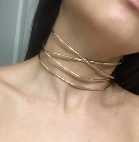 Metal Choker Necklace